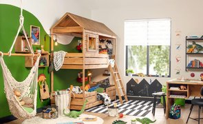 quarto crianca decoracao cabana