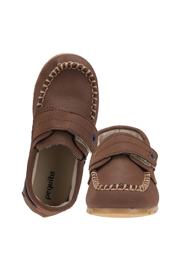 Mocassim Sapato Infantil Marrom Mocassim Menino Sapatinho Social