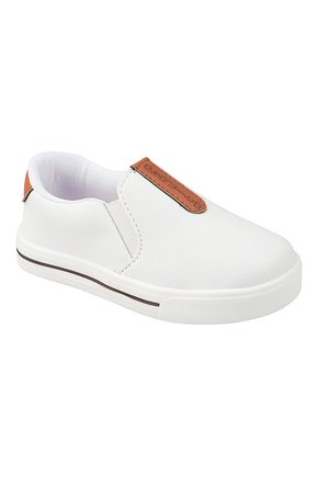 Sapato Mocassim Branco Infantil Masculino Tênis Branco Tenis Para