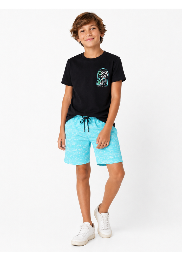 Conjunto Infantil Menino Verão Surf Kangulu Mescla