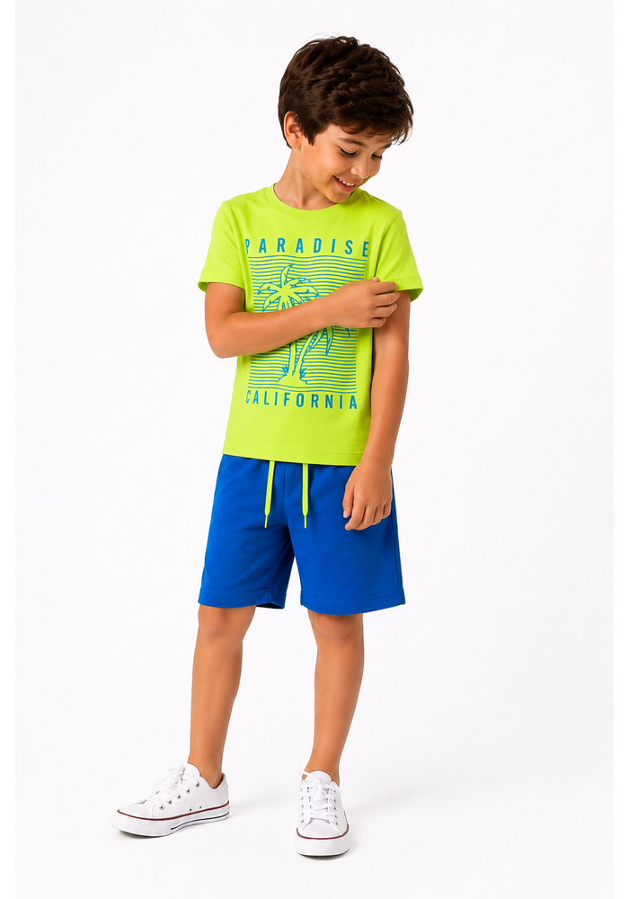 Conjunto Infantil Menino Verão Urban Concept Kangulu Chumbo